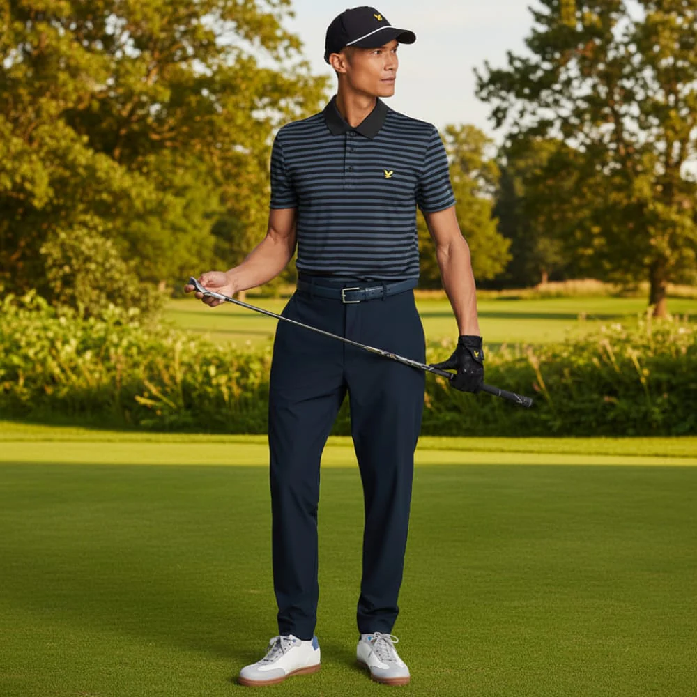 Lyle & Scott Lightweight Golf Tech Trackies - Dark Navy - Image 4