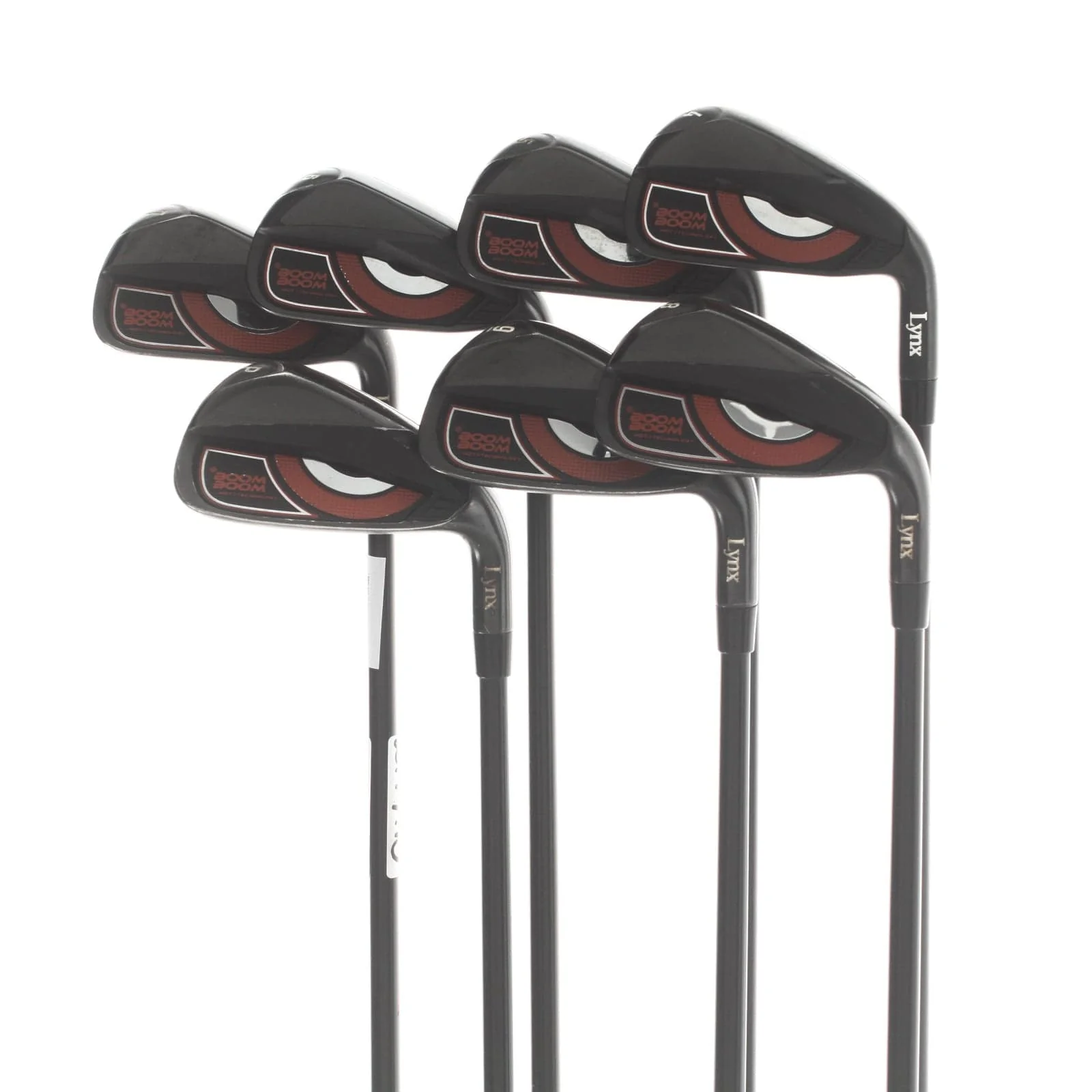 Lynx Boom Boom Graphite Mens Right Hand Irons 4-PW Soft Regular - Lynx Boom Boom