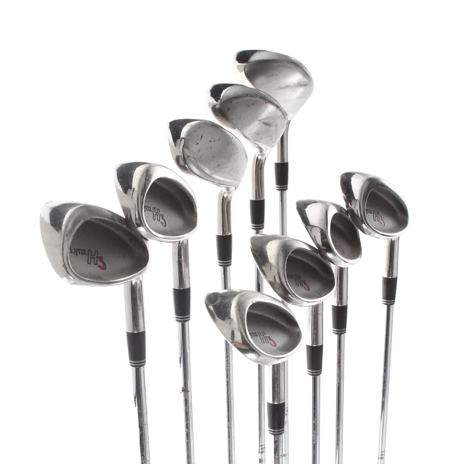 Lynx H3 Steel Mens Right Hand Irons 3-SW Stiff - True Temper - Image 2