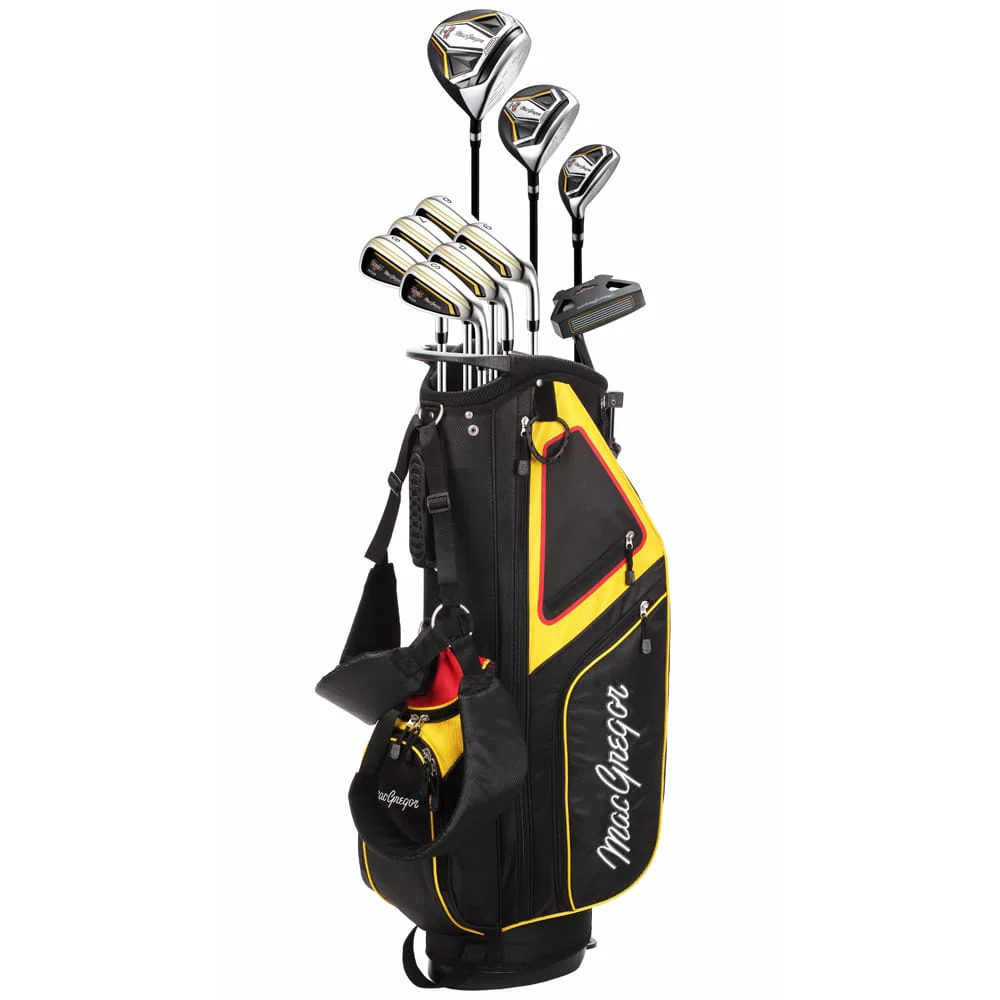 MacGregor V-Foil Speed 11-Piece Cart Bag Package Set - Steel - Image 2