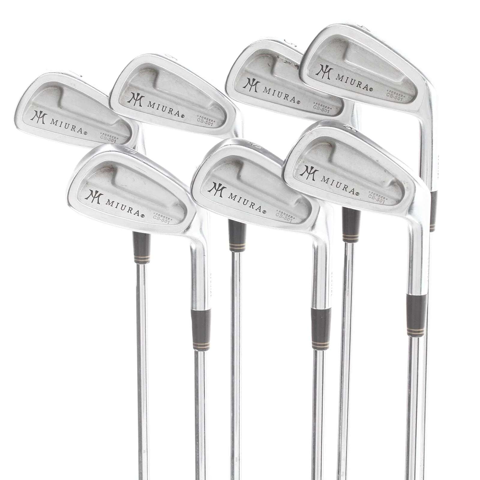 Miura CB-501 Steel Mens Right Hand Irons 4-PW Stiff - N.S.Pro 1050GH