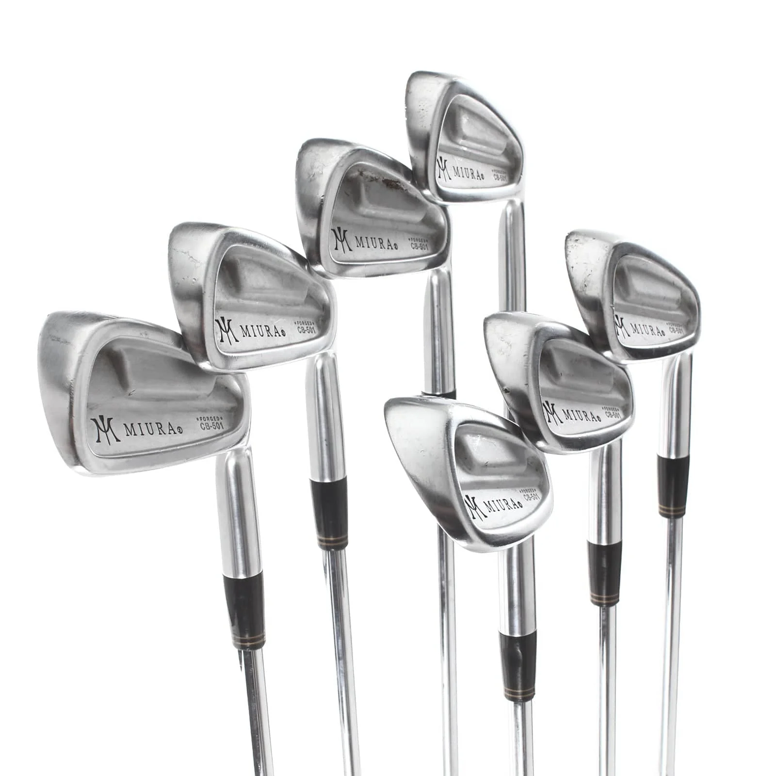 Miura CB-501 Steel Mens Right Hand Irons 4-PW Stiff - N.S.Pro 1050GH - Image 2