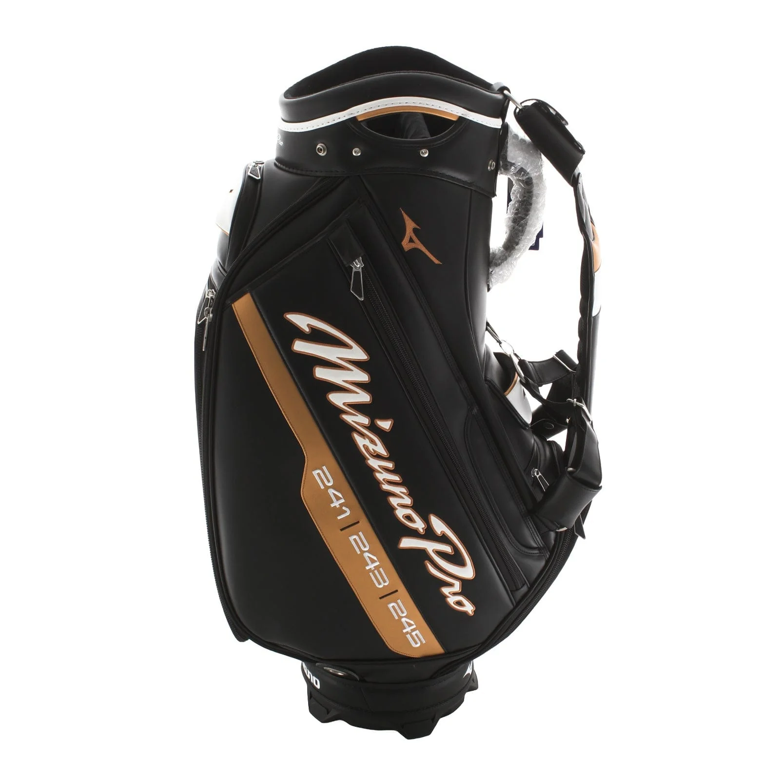 Mizuno 2025 Pro Tour Staff Bag Tour Bag - Black/Copper - Image 3