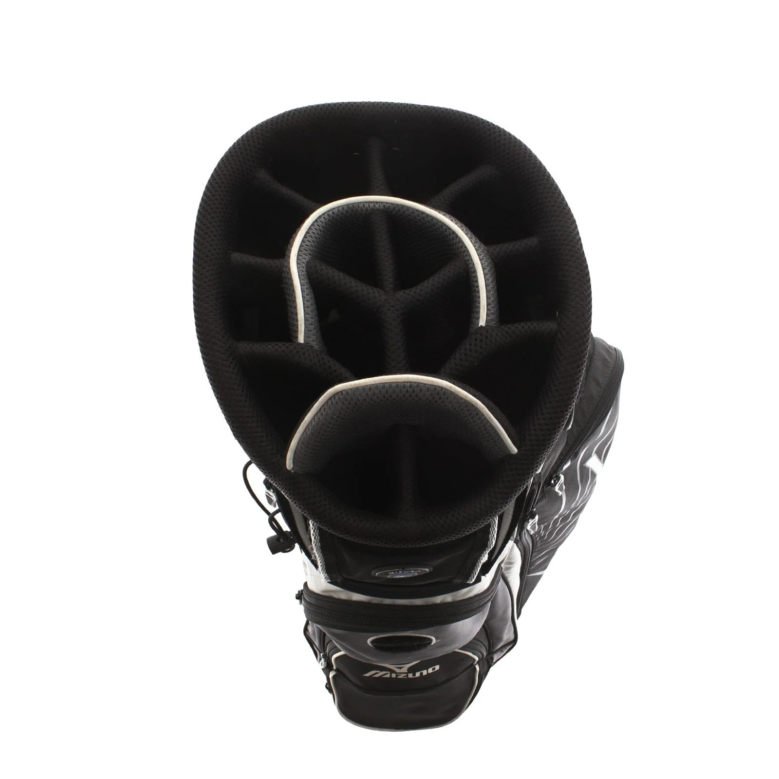 Mizuno Cart Bag - Black/Grey/White - Image 2
