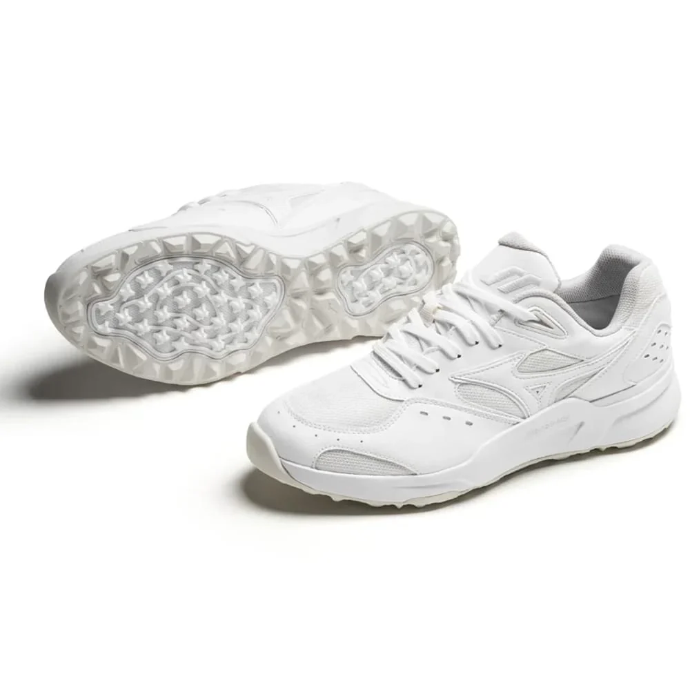 Mizuno Contender GS Spikeless Shoes - White/White/White - Image 4