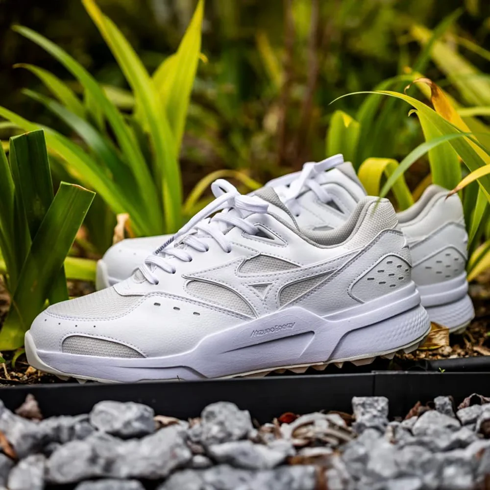 Mizuno Contender GS Spikeless Shoes - White/White/White - Image 5