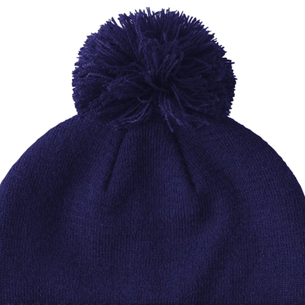 Mizuno Crested Bobble Hat - Navy - Image 3