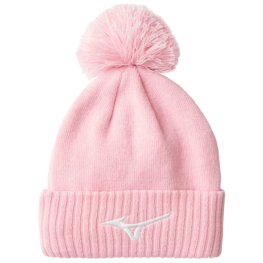 Mizuno Crested Bobble Hat - Pink - Image 2