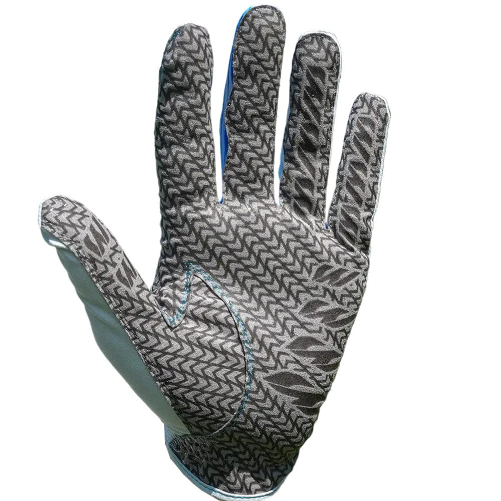Mizuno Double Grip Glove RH - White/Blue - Image 2