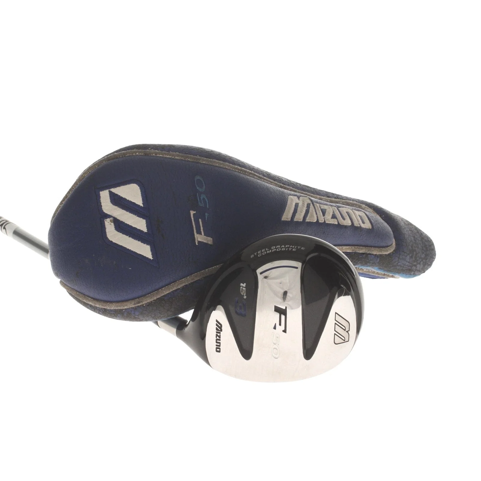 Mizuno F-50 Graphite Mens Right Hand Fairway 3 Wood 15* Regular - Mizuno Exsar FS2