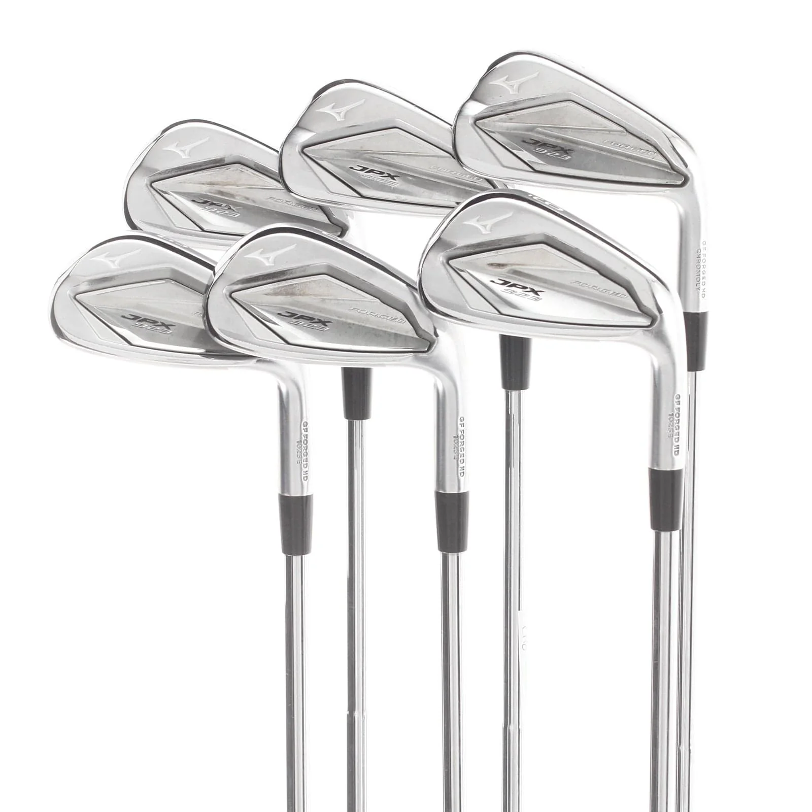 Mizuno JPX 923 Forged Steel Mens Right Hand Irons 6-GW +0.5" Stiff - Dynamic Gold Mid 100 S300