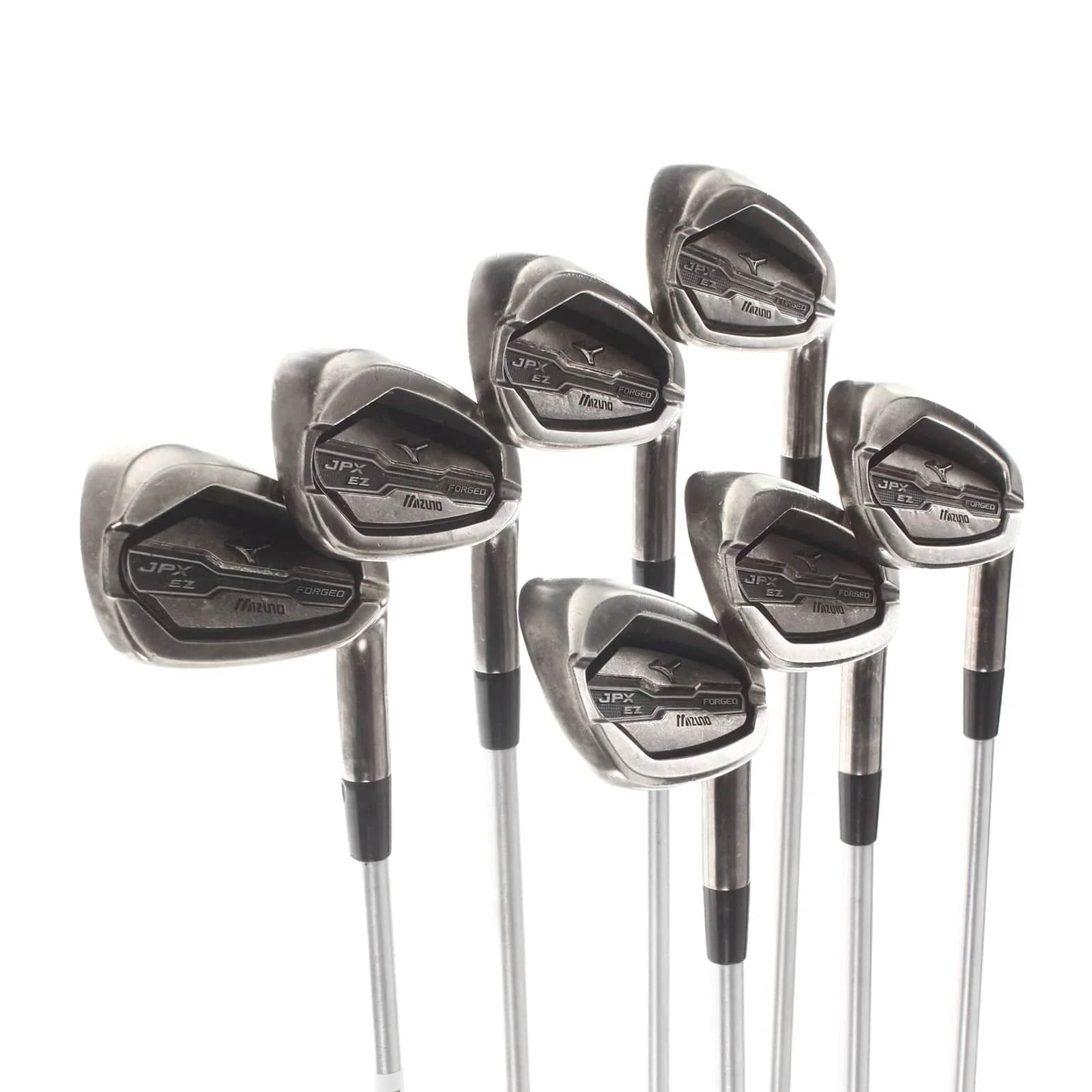 Mizuno JPX EZ Steel Mens Right Hand Irons 4-PW Extra Stiff - KBS Tour C-Taper 130 - Image 2