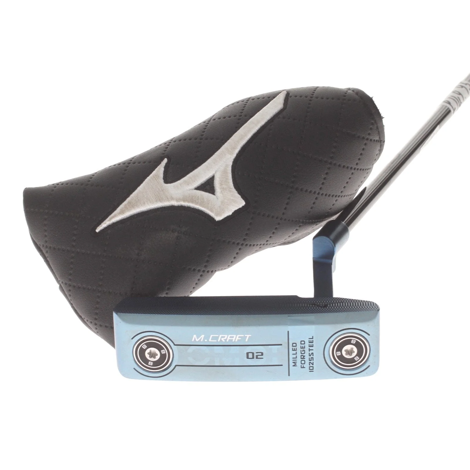 Mizuno M-Craft OMOI 02 ION Blue Mens Right Hand Putter 34" Blade - Lamkin Sink Fit Pistol