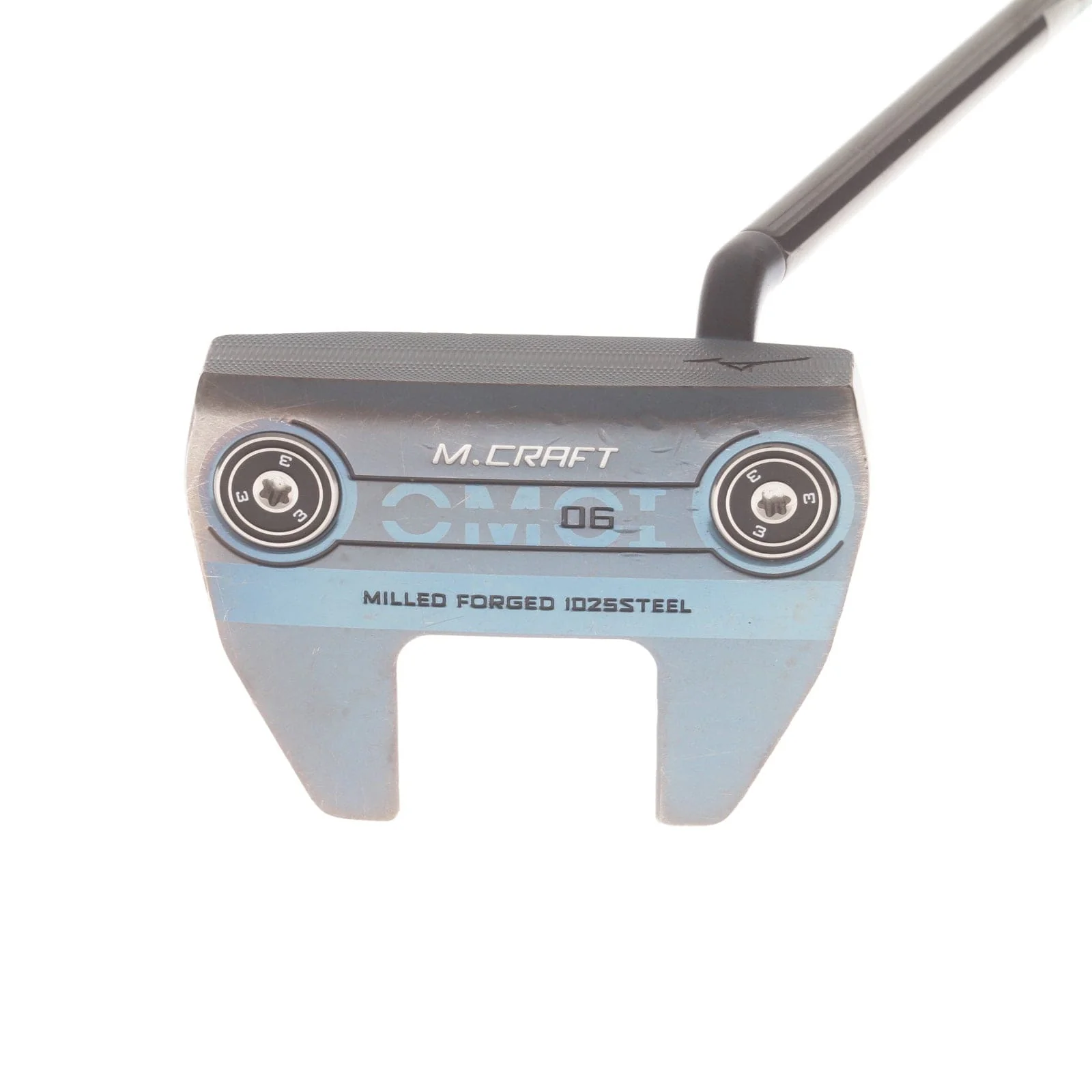 Mizuno M-Craft Omoi 06 Blue Ion Mens Right Hand Putter 34" Mallet - Lamkin Sink Fit Pistol - Image 2