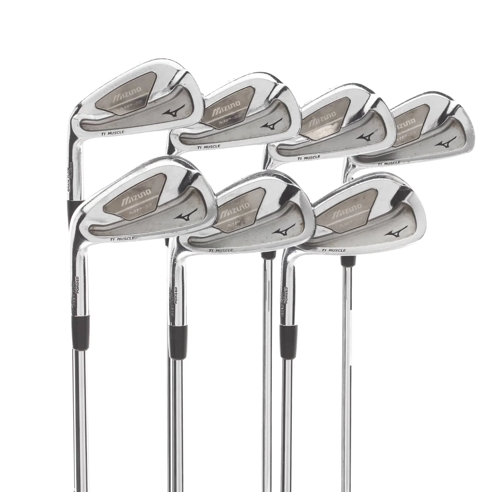 Mizuno MP-59 Steel Mens Left Hand Irons 4-PW Regular - Dynamic Gold R300