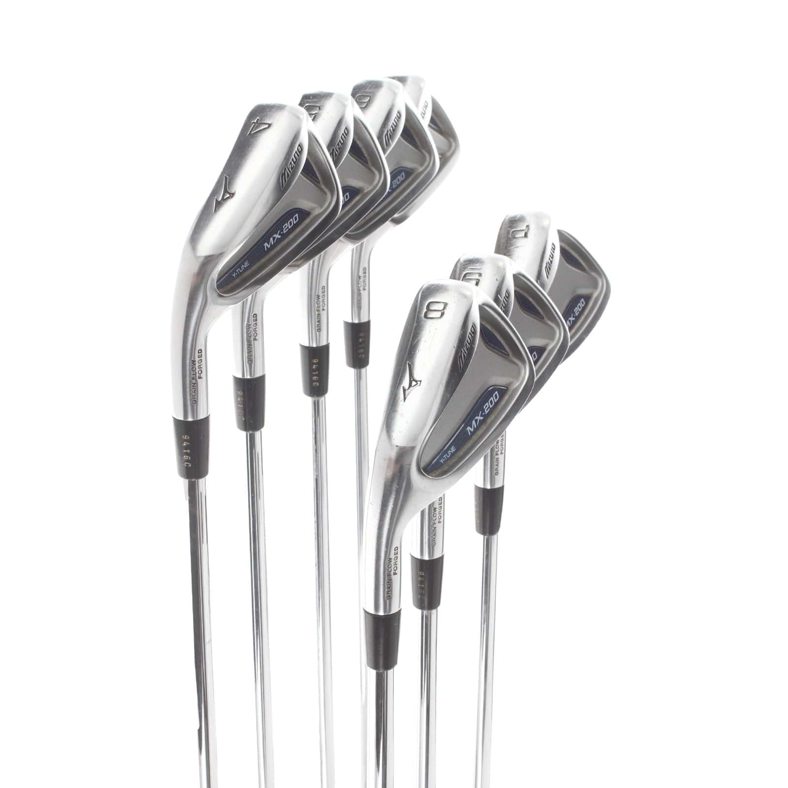 Mizuno MX-200 Steel Mens Left Hand Irons 4-PW Regular - Dynalite Gold XP - Image 2