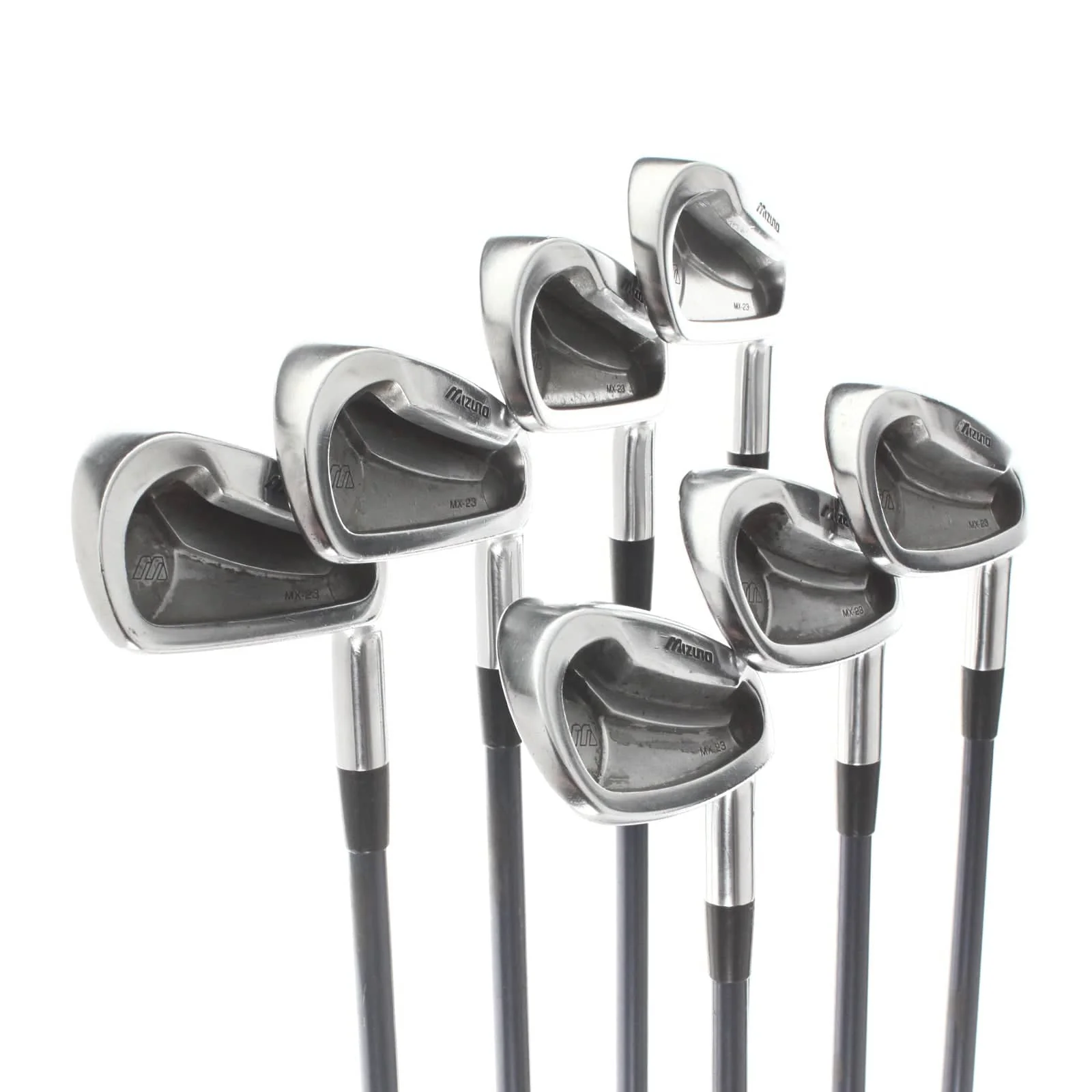 Mizuno MX-23 Graphite Mens Right Hand Irons 4-PW Regular - EXSAR Blue - Image 2