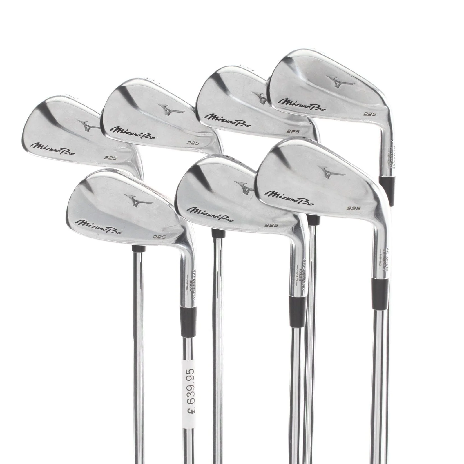 Mizuno Pro-225 Steel Mens Right Hand Irons 4-PW Stiff - DG 105