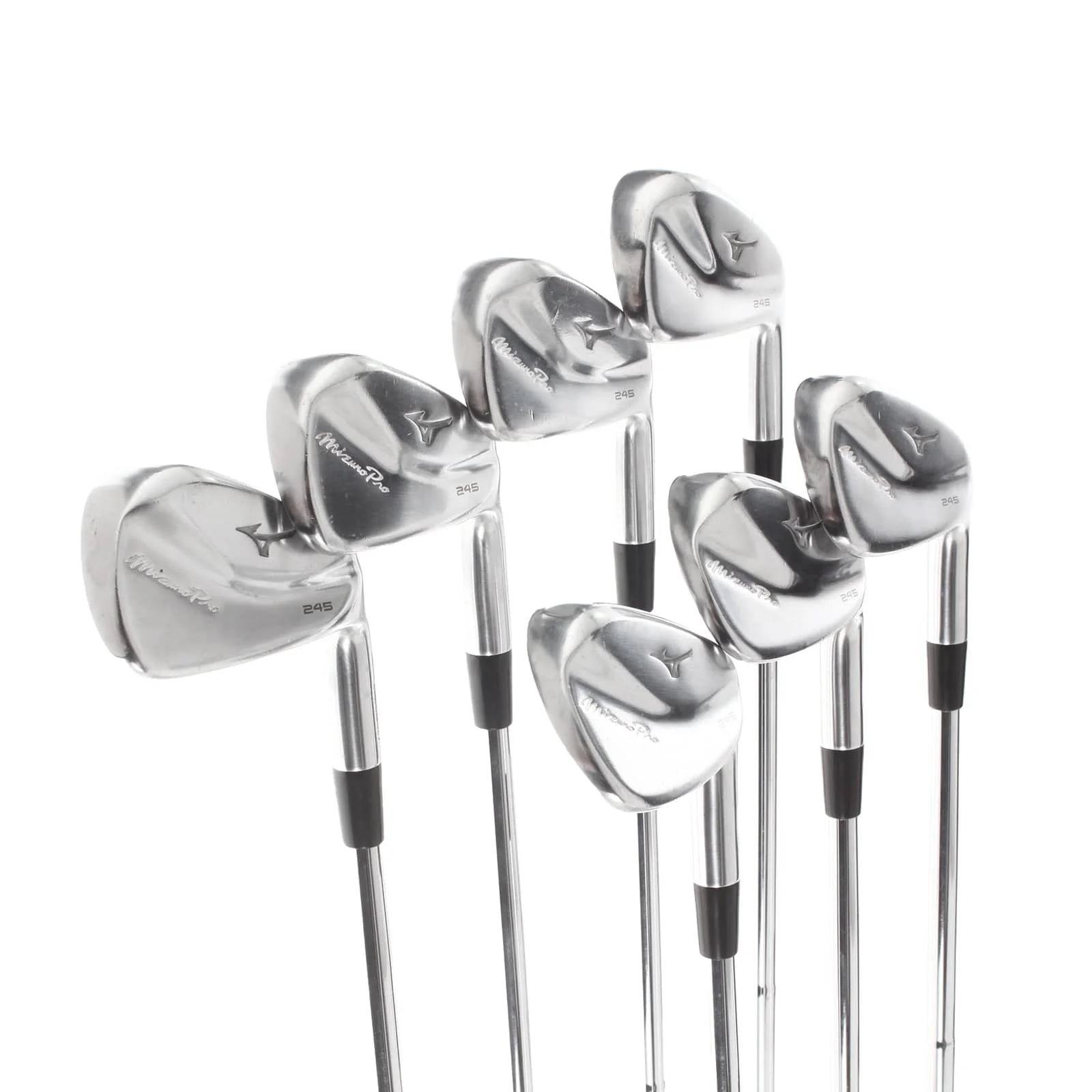 Mizuno Pro 245 Steel Mens Right Hand Irons 4-PW Extra Stiff - True Temper Dynamic Gold - Image 2
