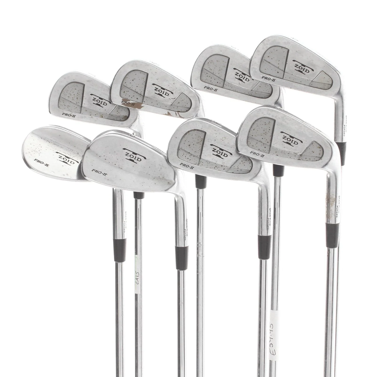Mizuno Pro II T-Zoid Steel Mens Right Hand Irons 4-SW Regular - Dynamic Gold