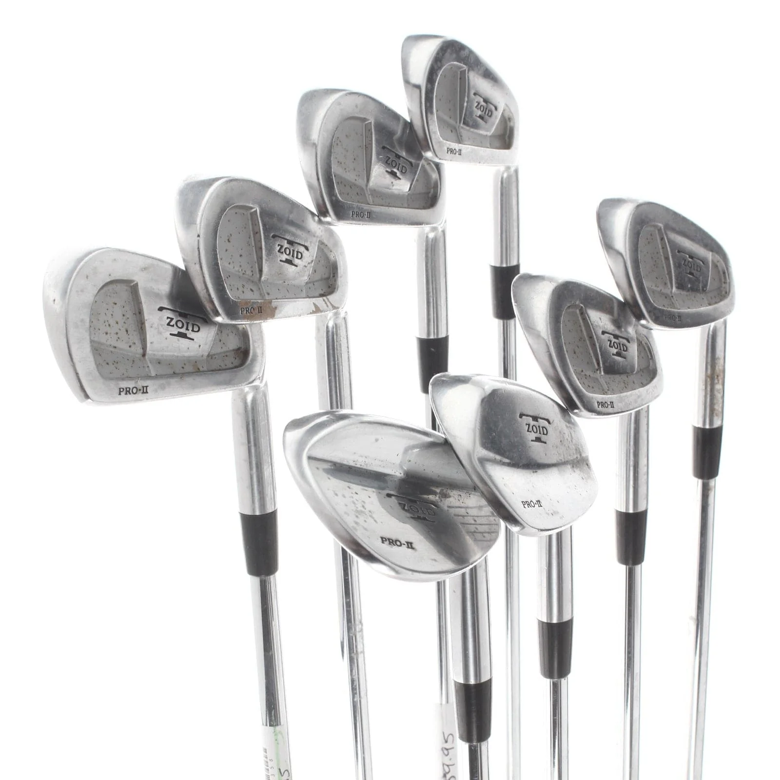 Mizuno Pro II T-Zoid Steel Mens Right Hand Irons 4-SW Regular - Dynamic Gold - Image 2