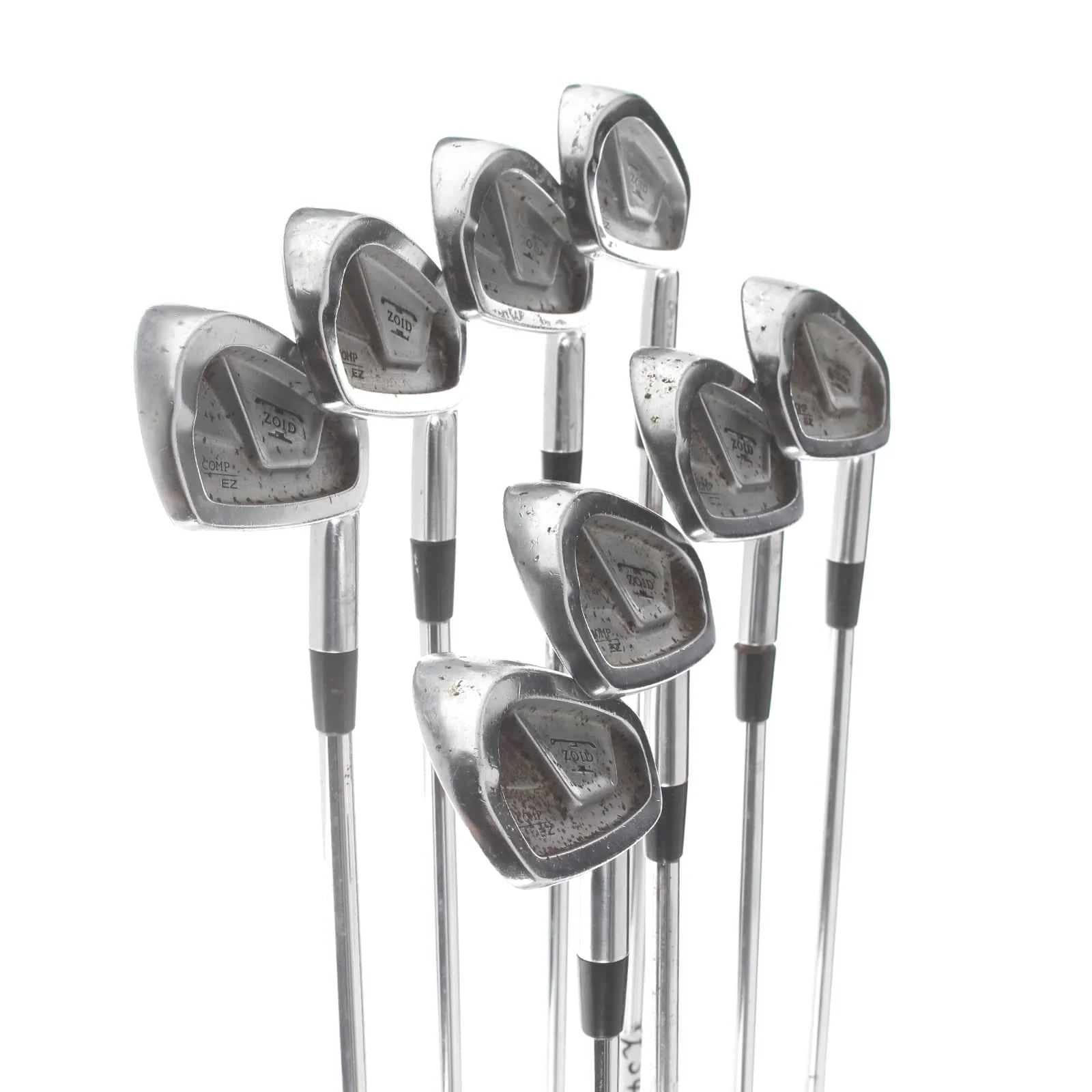 Mizuno T-Zoid Comp EZ Steel Mens Right Hand Irons 3-PW Regular - True Temper Gold Plus R400 - Image 2