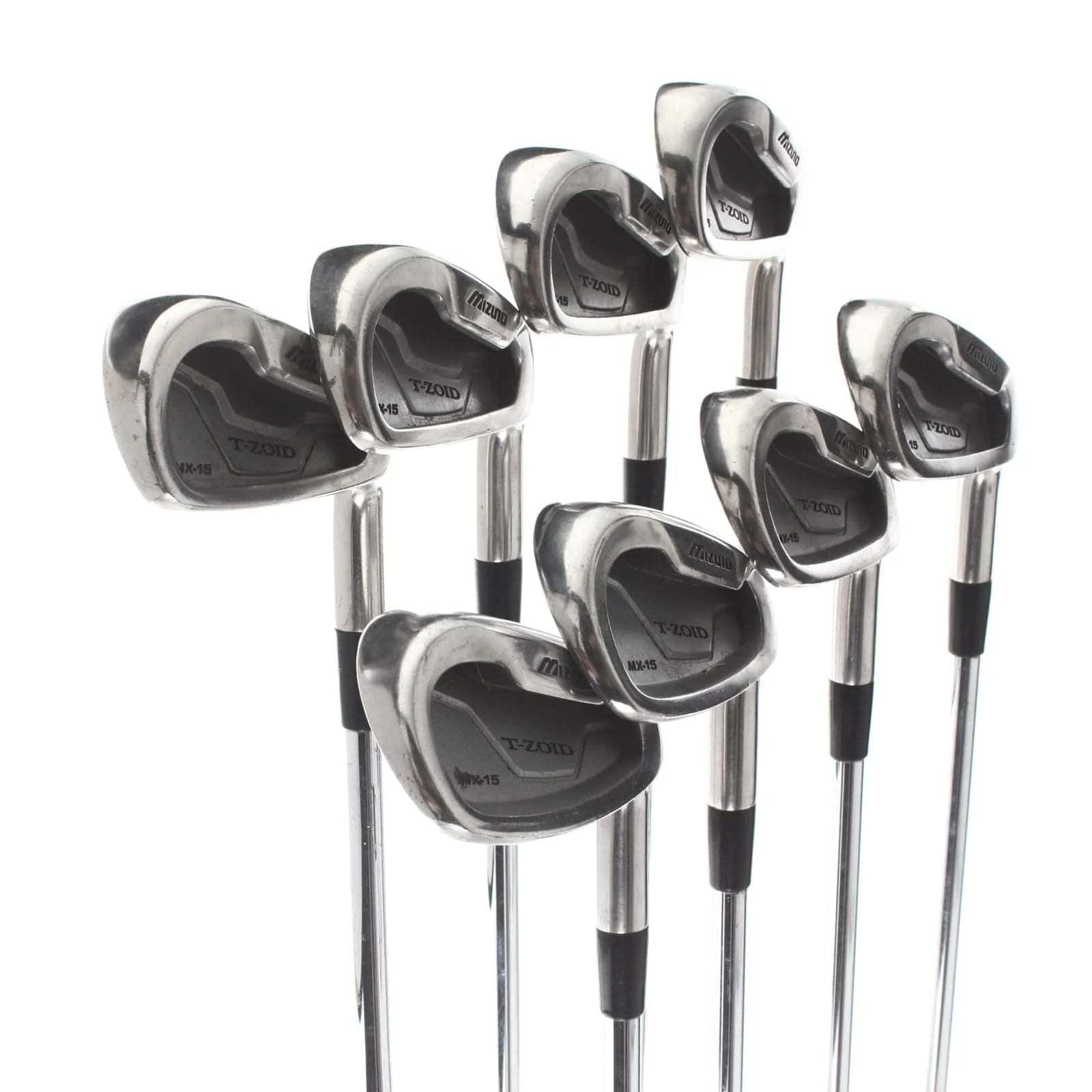 Mizuno T-Zoid MX-15 Steel Mens Right Hand Irons 4-PW Regular - True Temper - Image 2