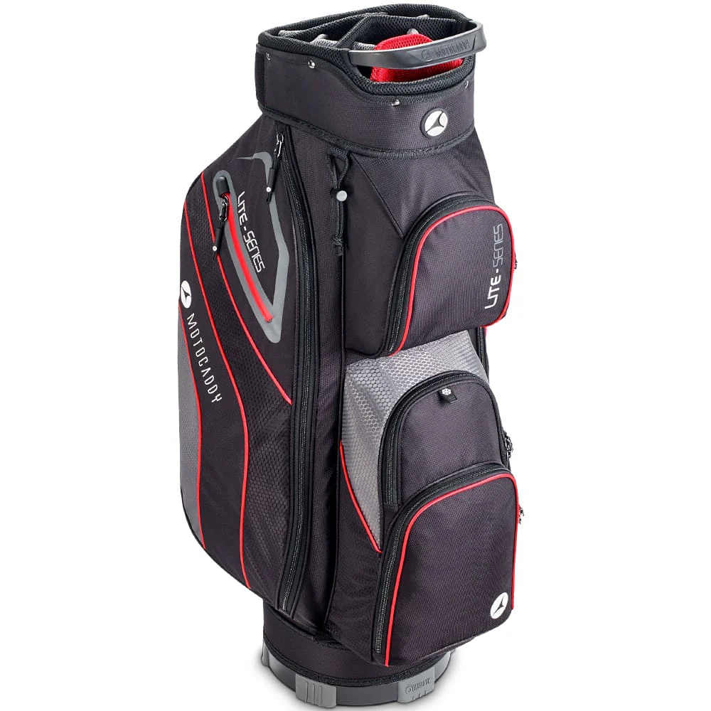 Motocaddy '26 Lite Series Cart Bag - Black/Red - Image 3
