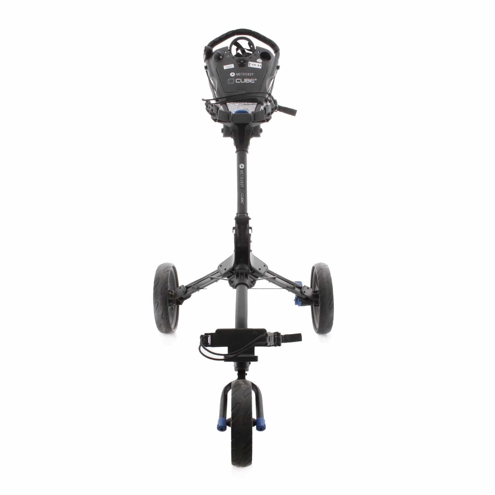 Motocaddy Cube 3-Wheel Push/Pull Trolley - Black/Blue - Image 2
