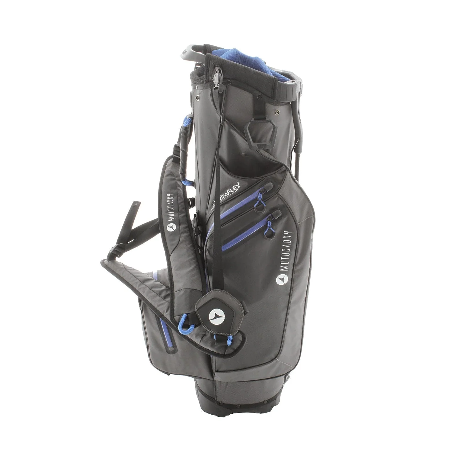 Motocaddy HydroFlex Stand Bag - Black/Grey/Blue - Image 2