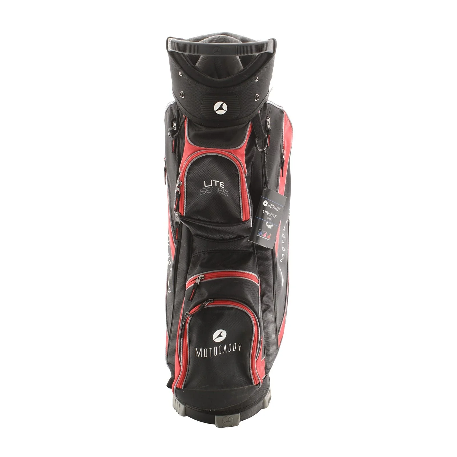 Motocaddy Lite Series Cart Bag - Black/Red/Grey - Image 4