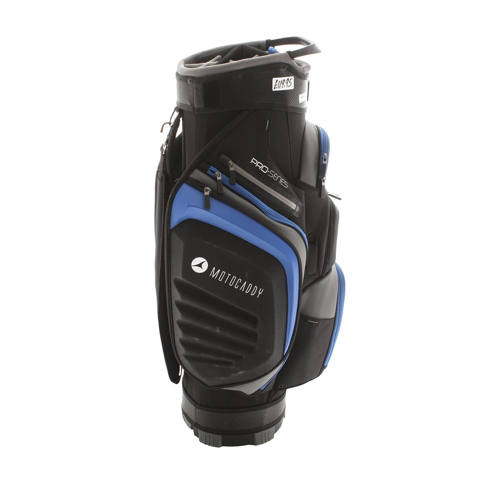 Motocaddy Pro Series Cart Bag - Black/Grey/Blue - Image 3