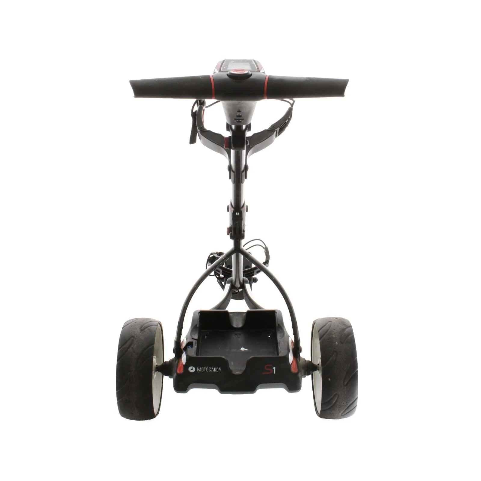 Motocaddy S1 3-Wheel Electric Trolley 18 Hole Lead Acid - Black - Image 4