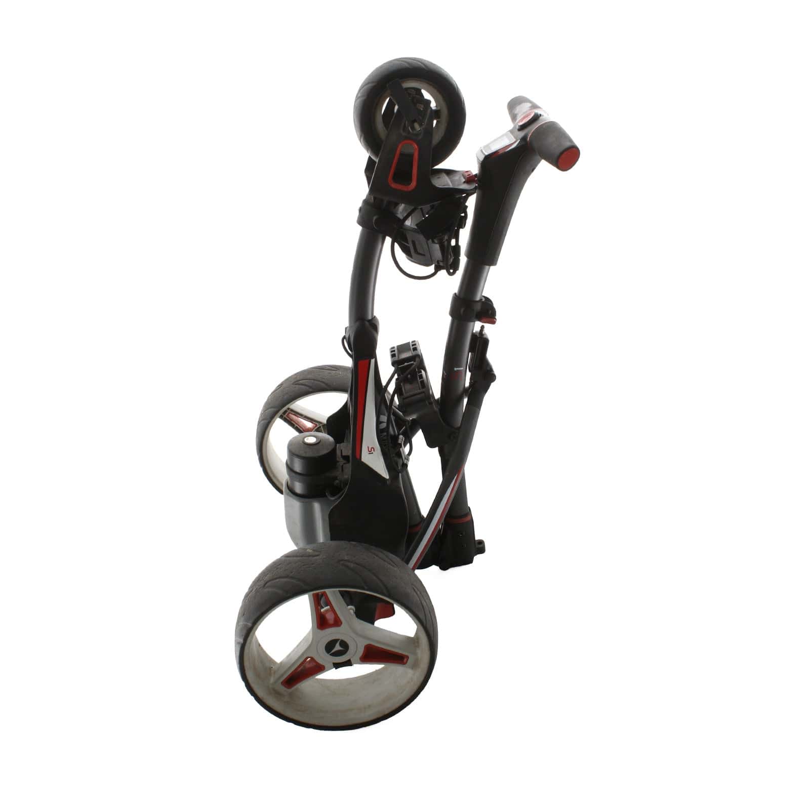 Motocaddy S1 3-Wheel Electric Trolley 18 Hole Lead Acid - Black - Image 5