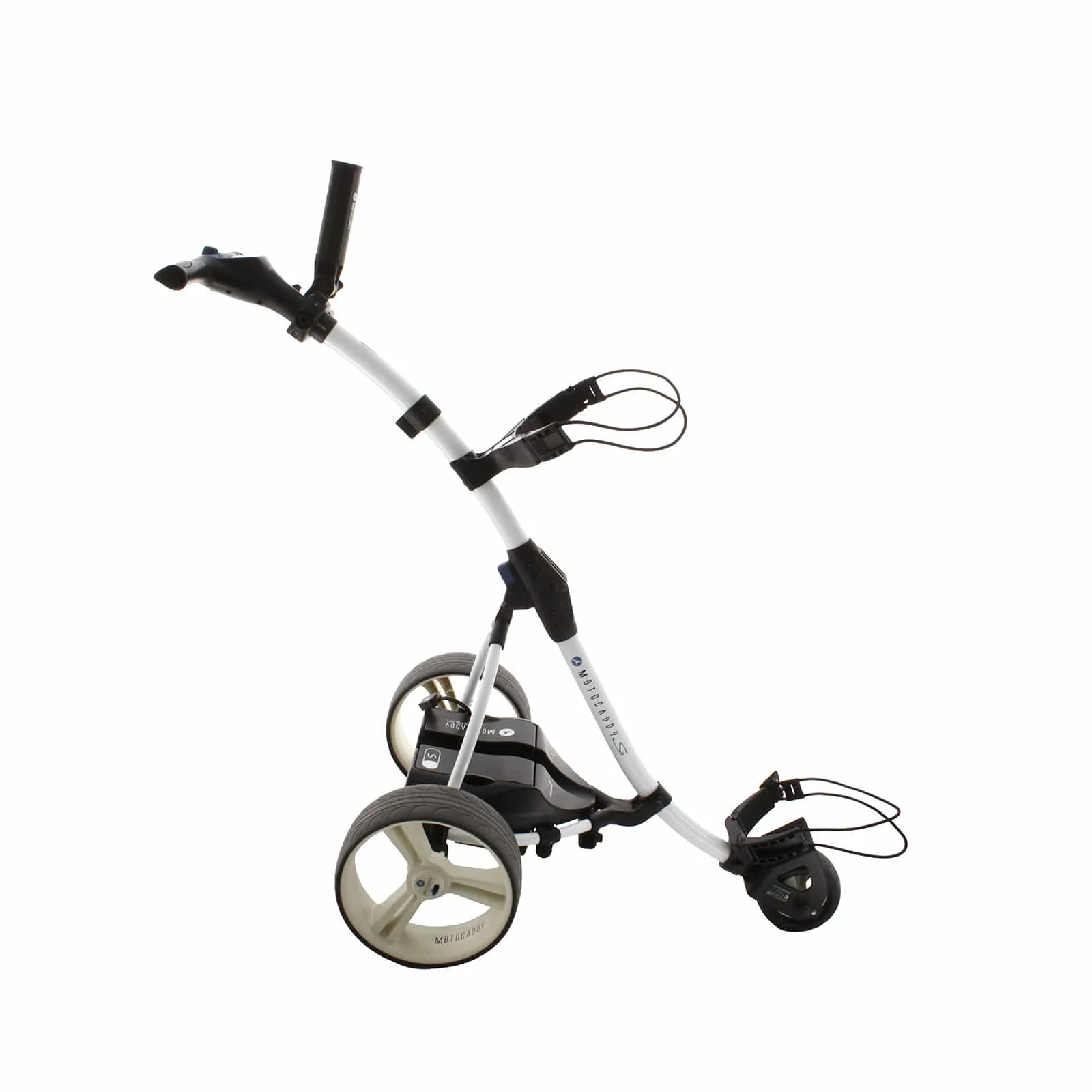 Motocaddy S3 Digital 3-Wheel Electric Trolley 18 Hole Lithium - White/Blue