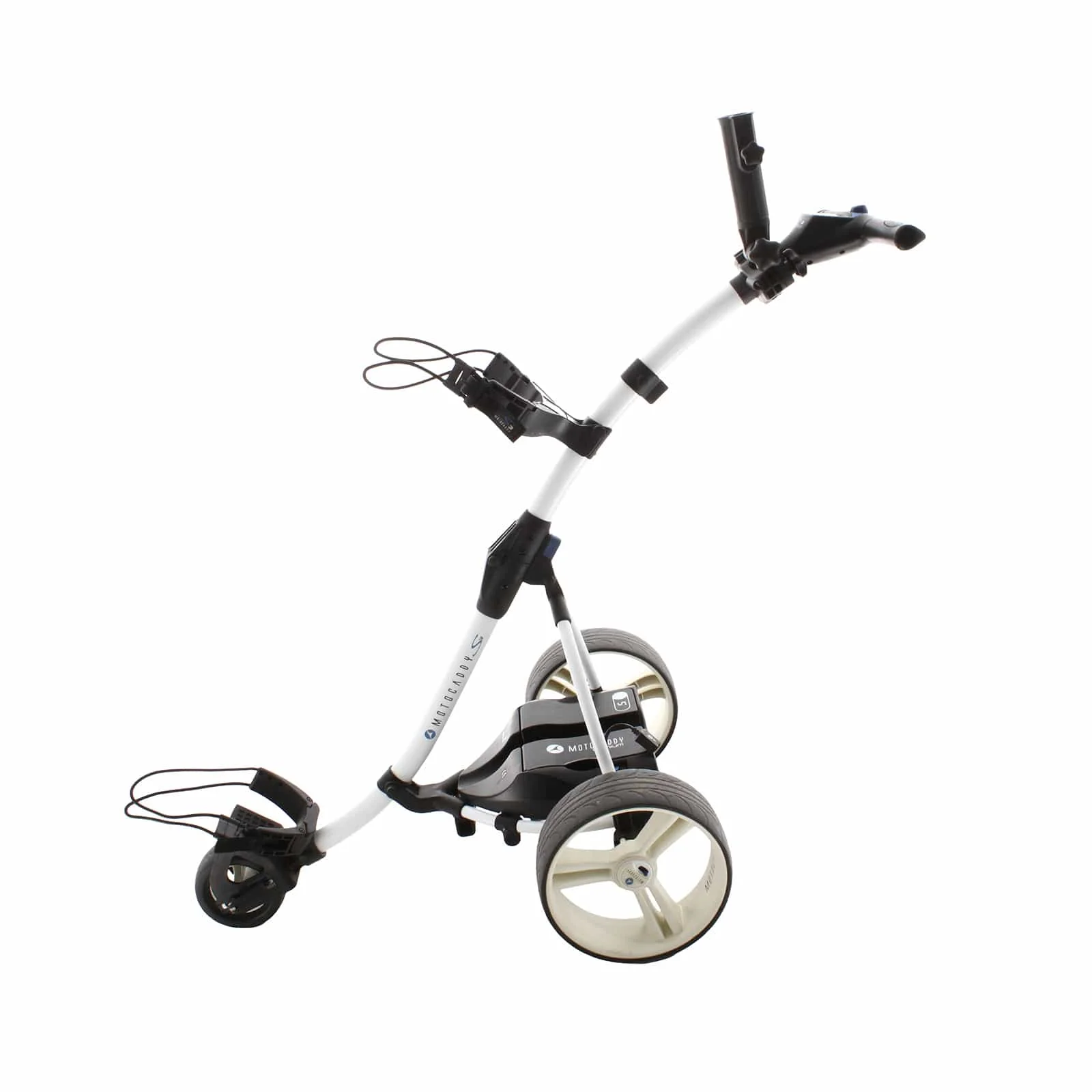 Motocaddy S3 Digital 3-Wheel Electric Trolley 18 Hole Lithium - White/Blue - Image 5