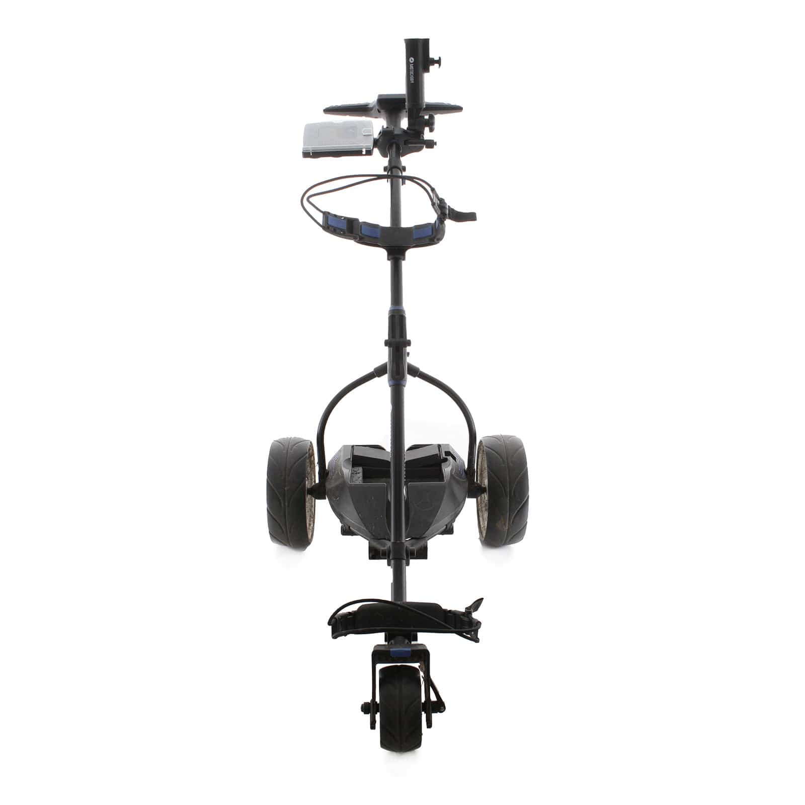 Motocaddy S3 Pro 3-Wheel Electric Trolley 27 Hole Lead Acid - Black/Blue - Image 2