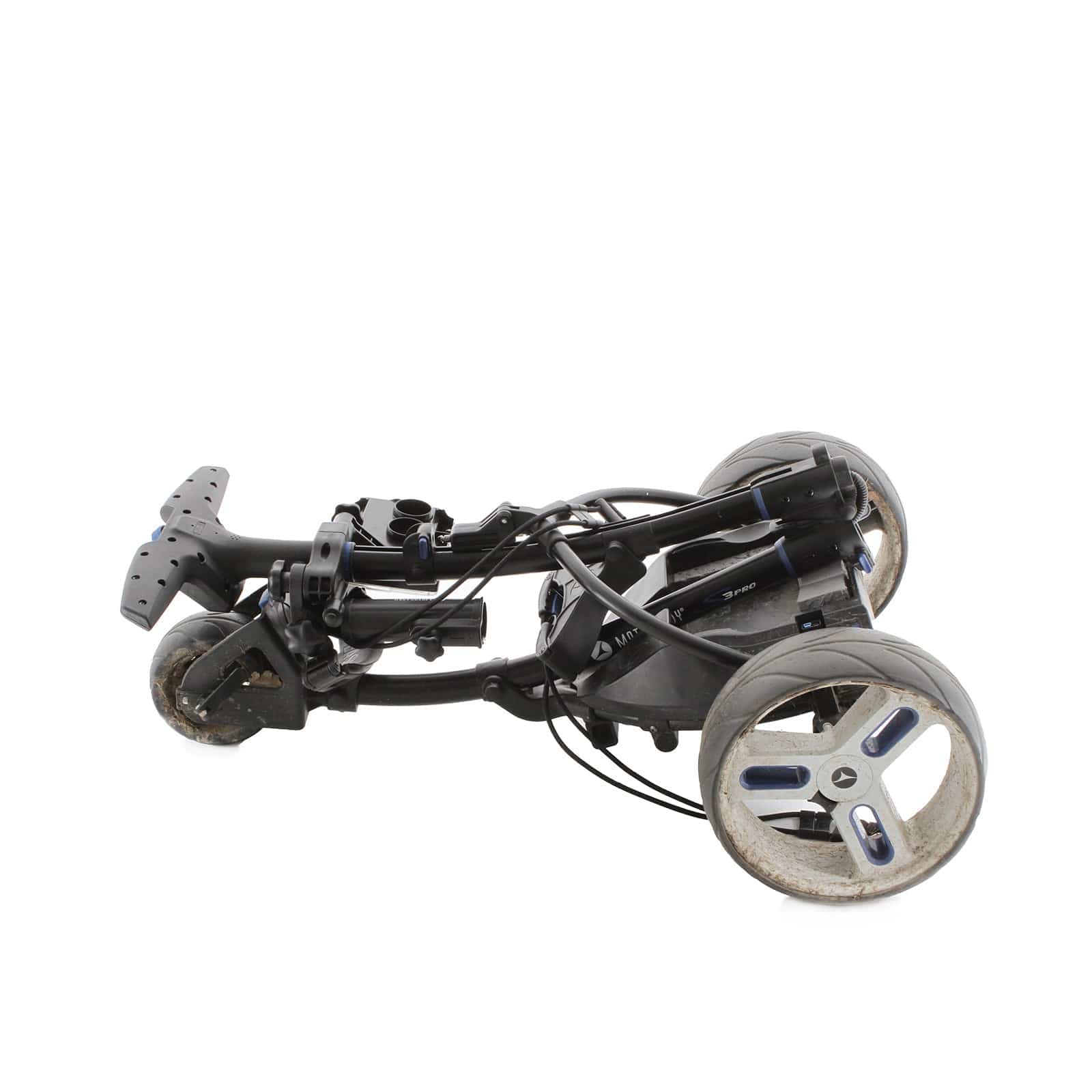 Motocaddy S3 Pro 3-Wheel Electric Trolley 27 Hole Lead Acid - Black/Blue - Image 5