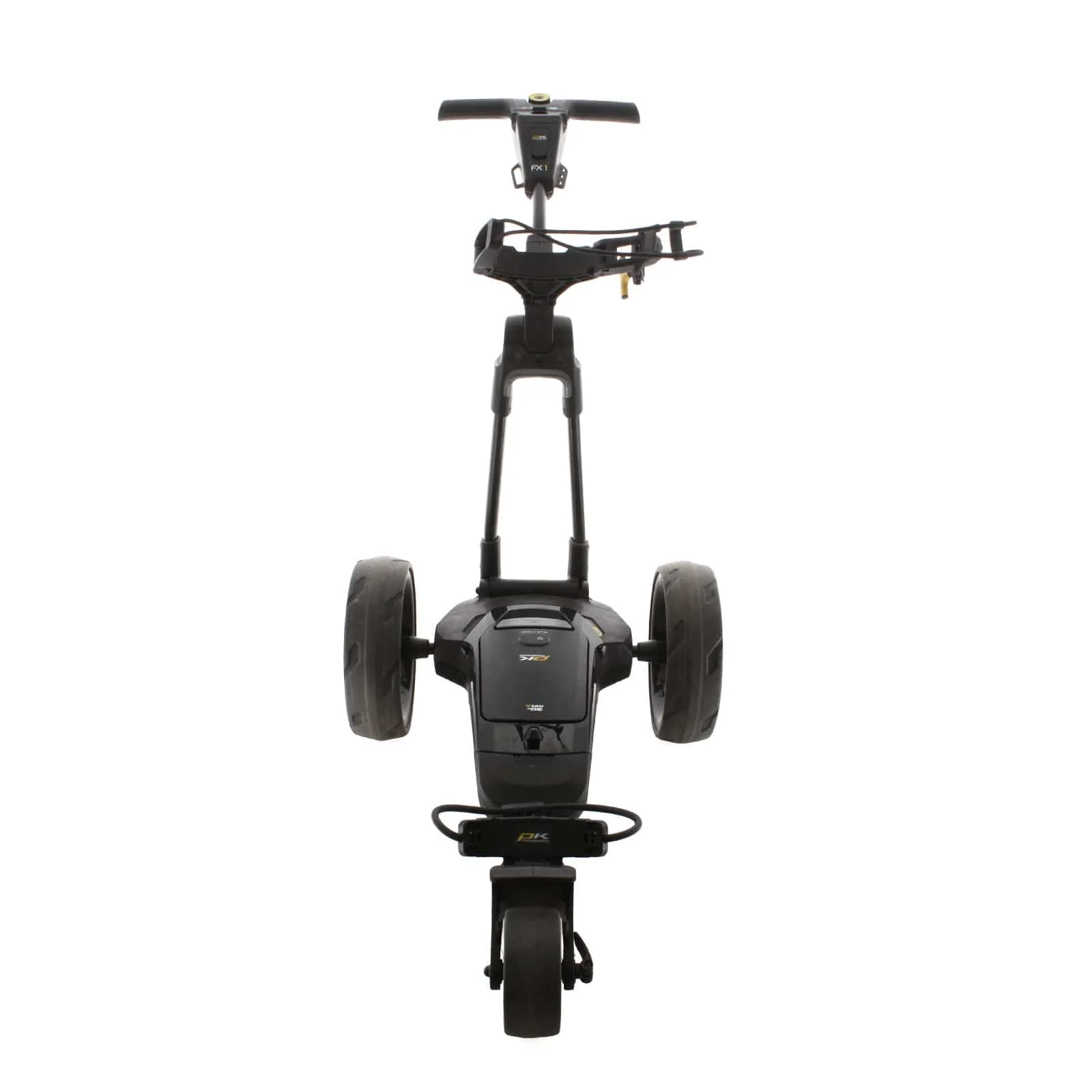 PowaKaddy FX1 3-Wheel Electric Trolley Standard Lithium - Black - Image 2