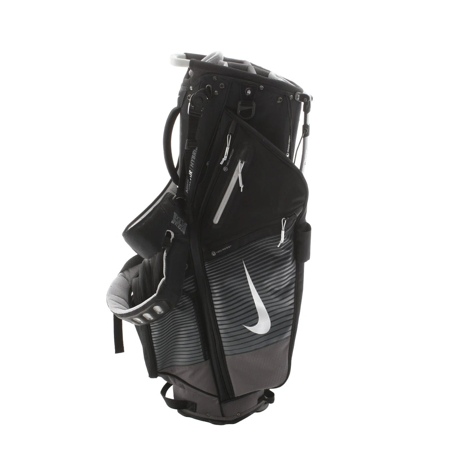 Nike Air Hybrid Stand Bag - Black/Grey/Silver - Image 2