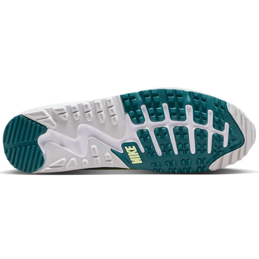 Nike Air Max 90 G Waterproof Spikeless Shoes - White/Volight/Bright Spruce - Image 2