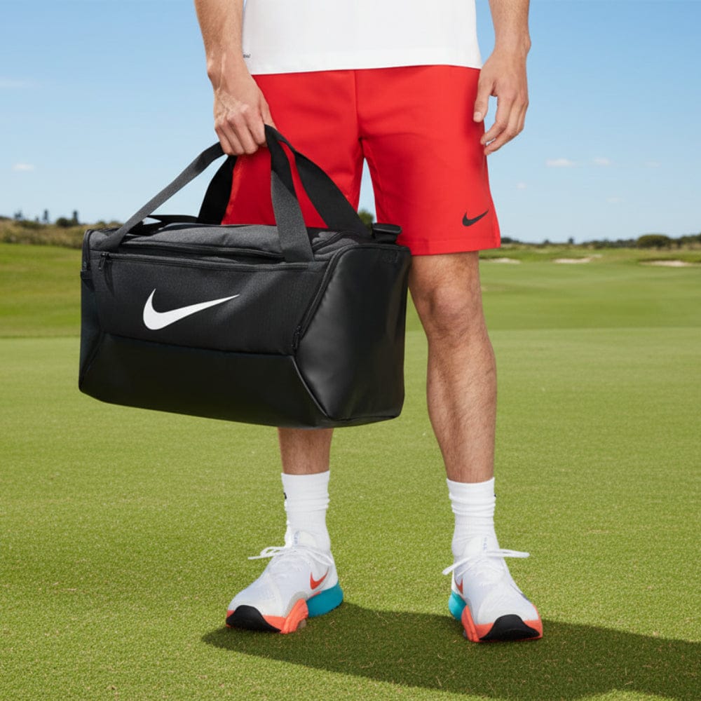 Nike Brasilia 9.5 Training Duffel Bag (Small) - Black/Black/White - Image 6