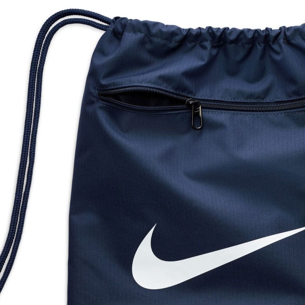 Nike Brasilia 9.5 Training Gymsack - Midnight Navy/Black/White - Image 3