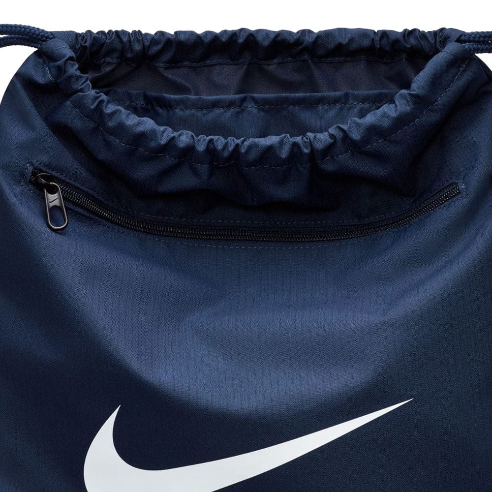 Nike Brasilia 9.5 Training Gymsack - Midnight Navy/Black/White - Image 5