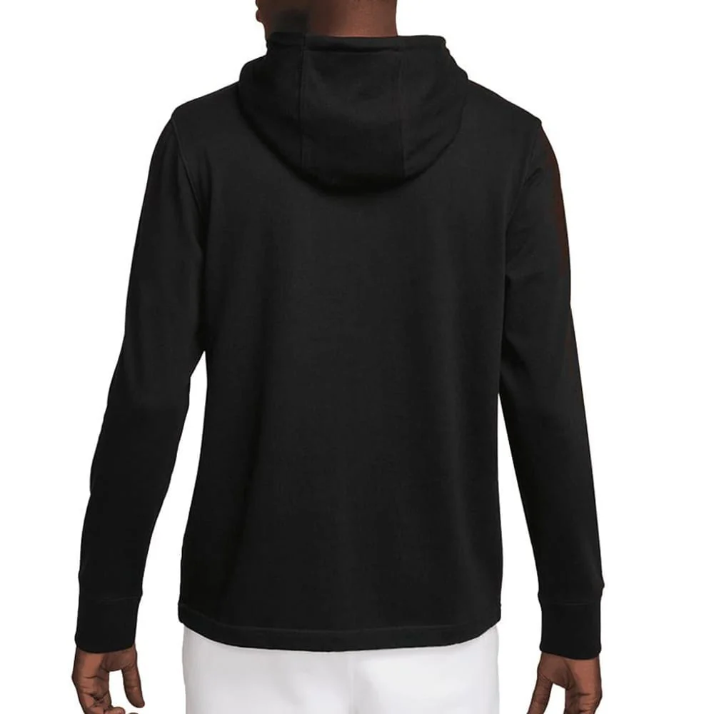 Nike Club Knit Hoodie - Black/White - Image 3