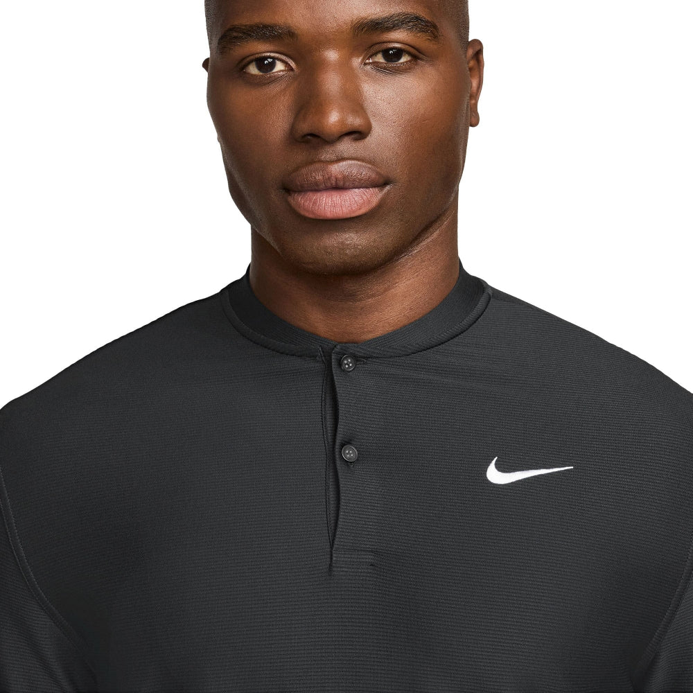 Nike Dri-Fit Velocity Blade Polo Shirt - Black/White - Image 3