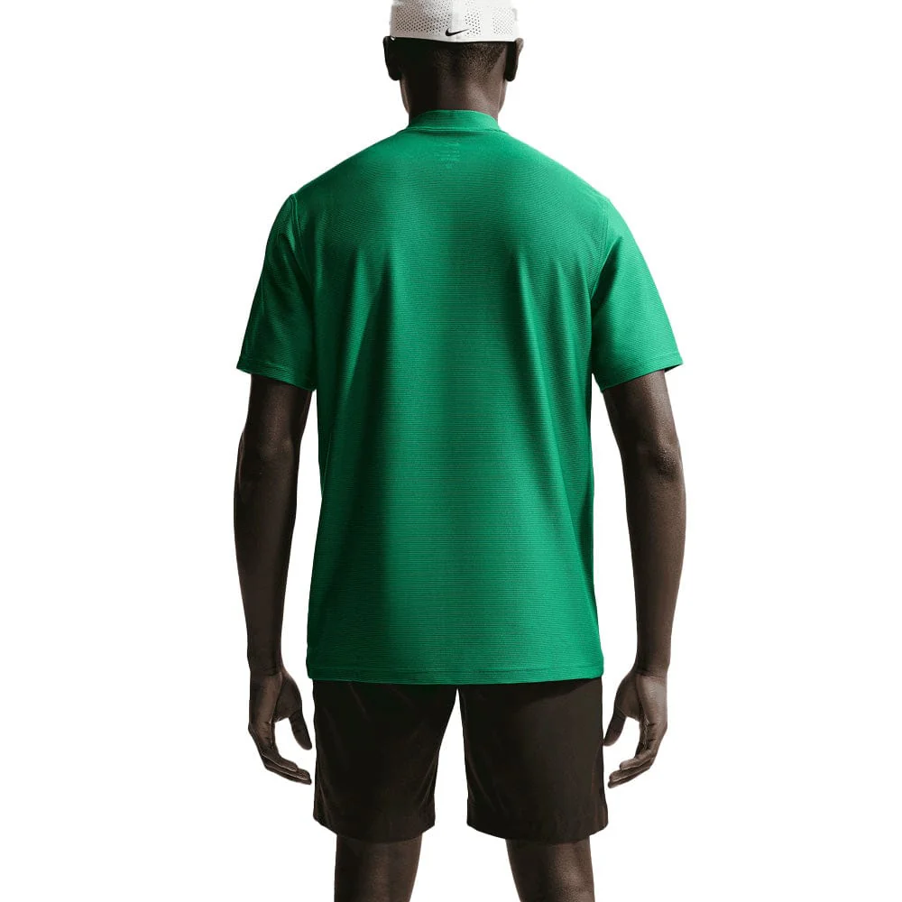 Nike Dri-Fit Velocity Blade Polo Shirt - Malachite/White - Image 2