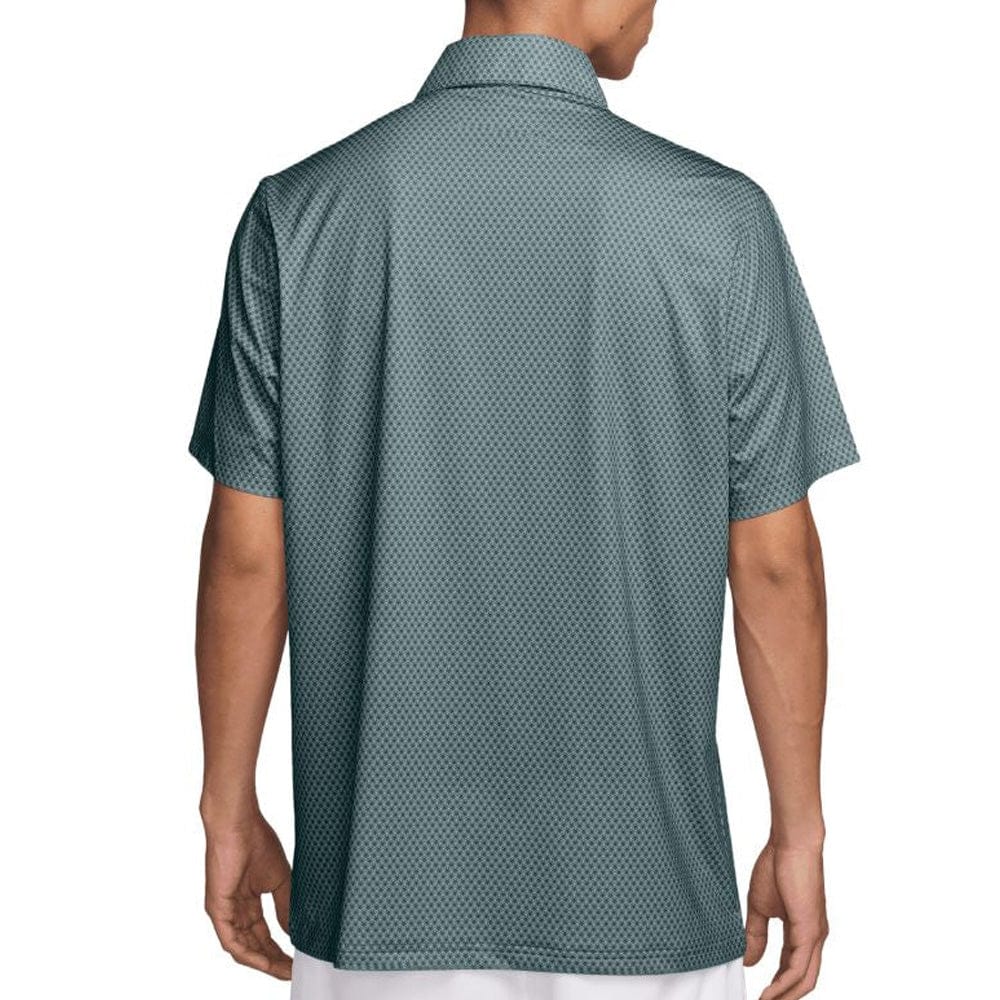 Nike Dri-Fit Velocity Floral Print Polo Shirt - Malachite/College Navy/White - Image 2