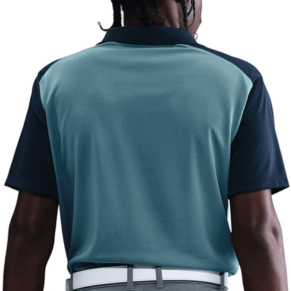 Nike Dri-Fit Victory+ Polo - Smokey Blue/Obsidian/White - Image 2