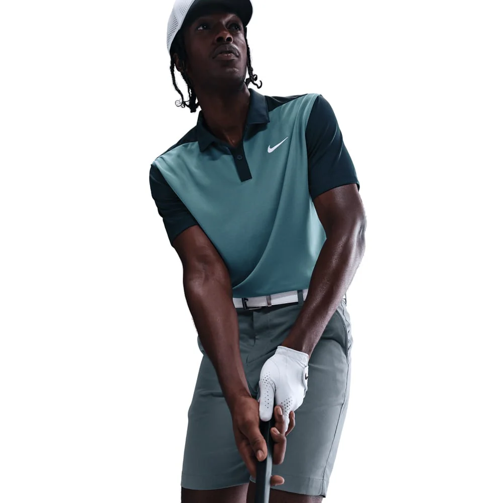 Nike Dri-Fit Victory+ Polo - Smokey Blue/Obsidian/White - Image 3